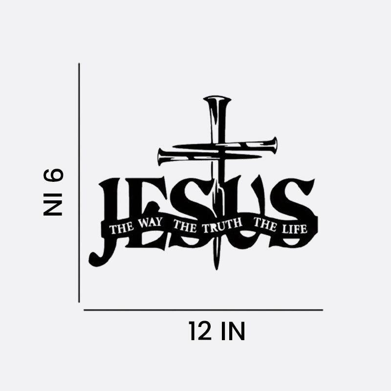 (🎁Sidste dag 49% rabat)🔥Jesus & Cross Design Wall Art - ⌛Limiteret håndlavet seri