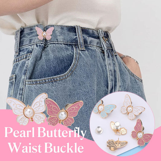 Perle sommerfugl taljespænde🦋(10 stk)