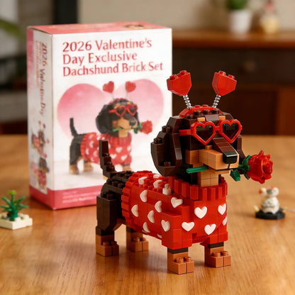 💖 2026 Valentine's Day Exclusive Dachshund Brick Set