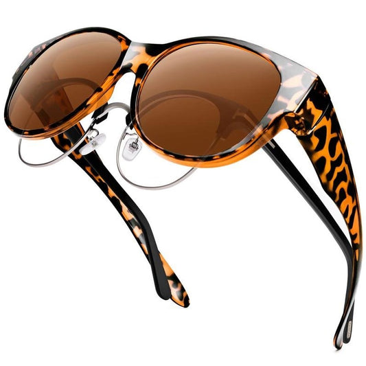 🔥🚀🕶Nye oversized solbriller i cat-eye-stil med polariserede glas og UV400-beskyttelse