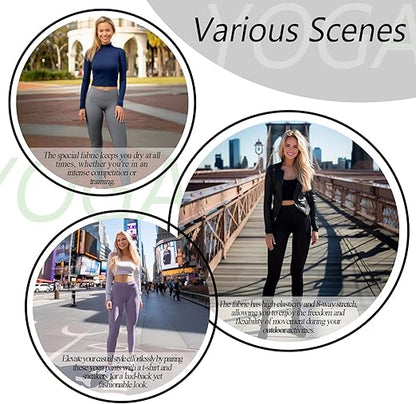 🎁Sidste dag 49% rabat🔥Højtaljede mavekontrollerende og kropsformende træningslegging