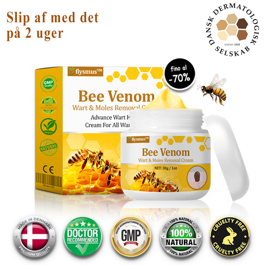 Stærk Bee Gift Creme–Hjælper med at behandle vedvarende vorter, hudvækster, hudlæsioner, infektioner, ardannelse og udglatte ujævn hud👨‍⚕️