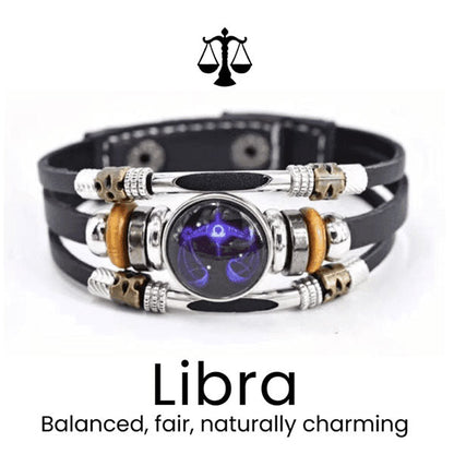 🌌 Armband med astrologiskt tecken som lyser upp i mörkret