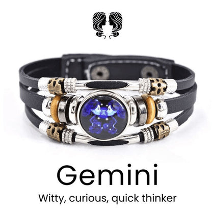 🌌 Armband med astrologiskt tecken som lyser upp i mörkret