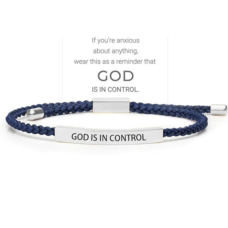 Flettet armbånd i rustfrit stå