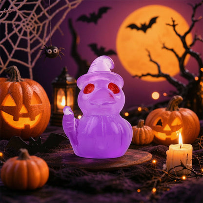 👻 Små Spooky Ænder – Søde Halloween-Miniaturer, der Lyser i Mørket 🎃