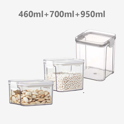 Bageopbevaringssæt Beholder Køkken 3/5 stk sæt