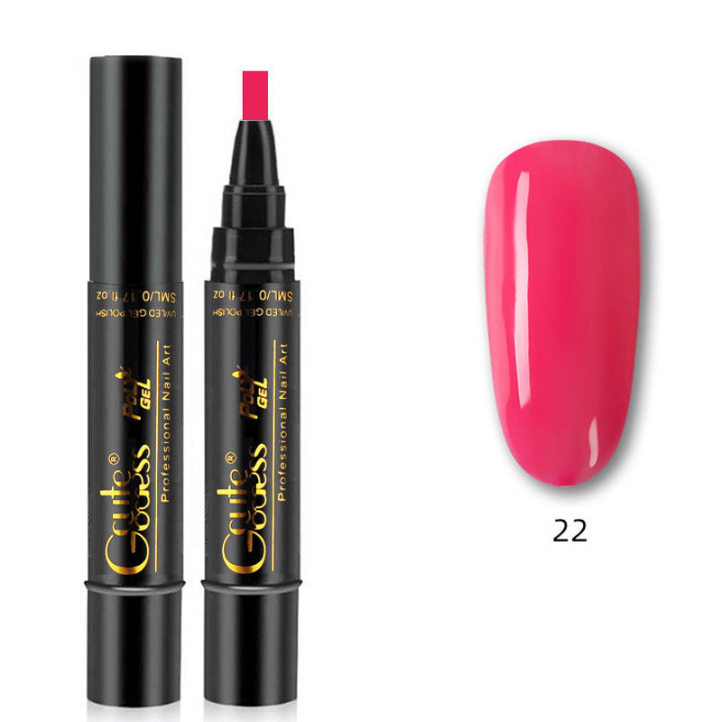 Et-trins lim Tre-i-én neglelakpen