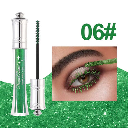 Glitrende krystalldiamantfarvet glittermascara