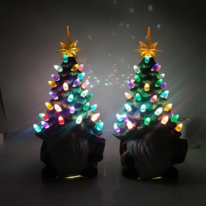 🔥DIY Lighted Christmas Gnome Tree - bedste gave til familie