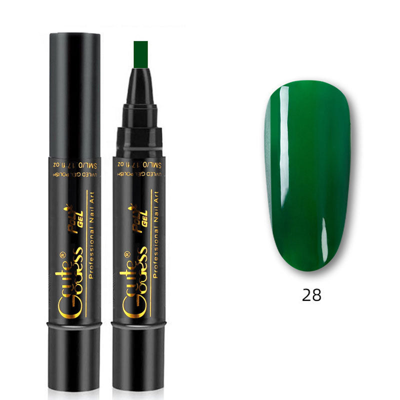 Et-trins lim Tre-i-én neglelakpen