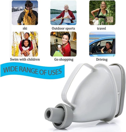 Unisex-urinal Urinering Device Travel Portable Emergency Toilet, Outdoor Camping Car Urinal Funne