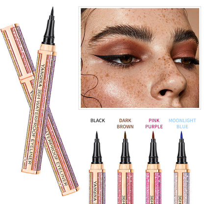 Farvet vandfast eyeliner