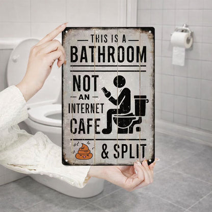 🚽 Dette er et badeværelse, ikke et internetcaf