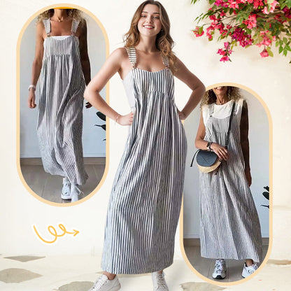✨ Casual stribet kjole - ubesværet stil og komfort