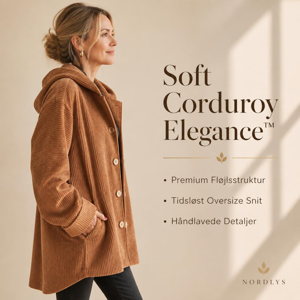 🧥 Årets Eksklusive Fløjlsjakke 2026 🍂 – Luksuriøs Corduroy Overshirt Med Hætte ✨
