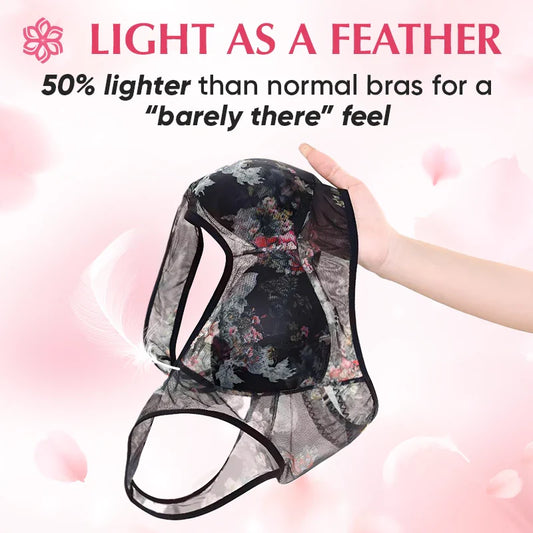 [Rich womenswear] - Ice Silk Lace Everyday Cooling Comfort BH