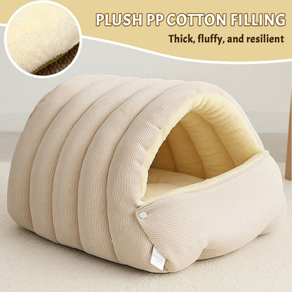 Varm sovepose til kæledyr om vinteren