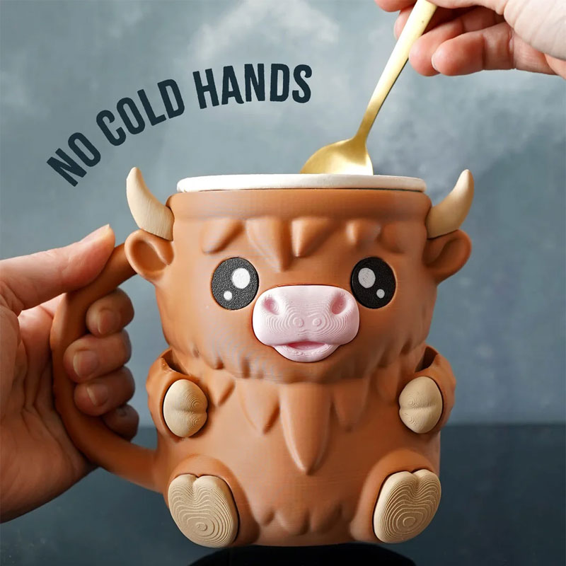Ferdinand Highland Cow isbægerholder