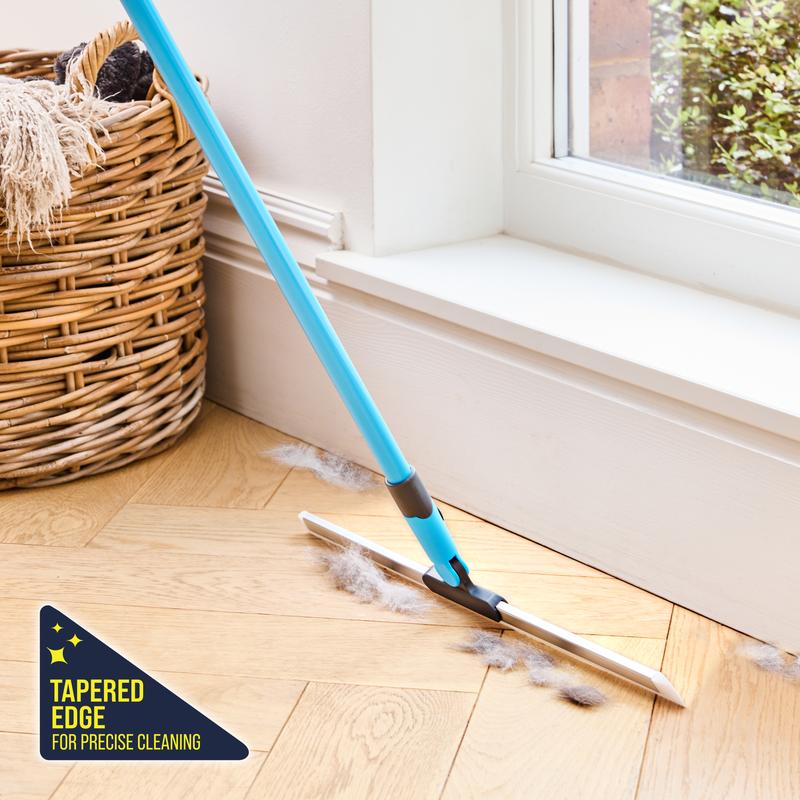 🧼SIDSTE DAGS TILBUD: 💥Køb 1, få 1 gratis – kun 159 kr🔥🔥Minky Flexi Edge Sweeper: Rengøring af alle overflader – gulve, tæpper og vinduer