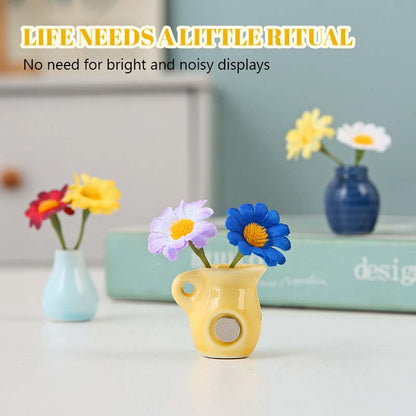 🌼 Keramiske mini-vasekøleskabsmagnete