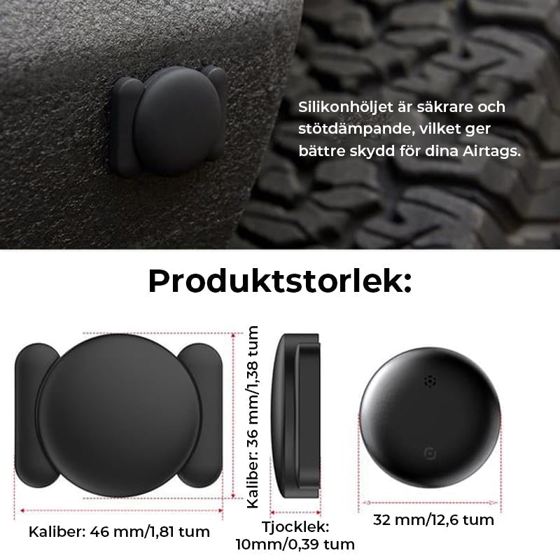 GPS-tracker med vejrbestandigt magnetisk kabine