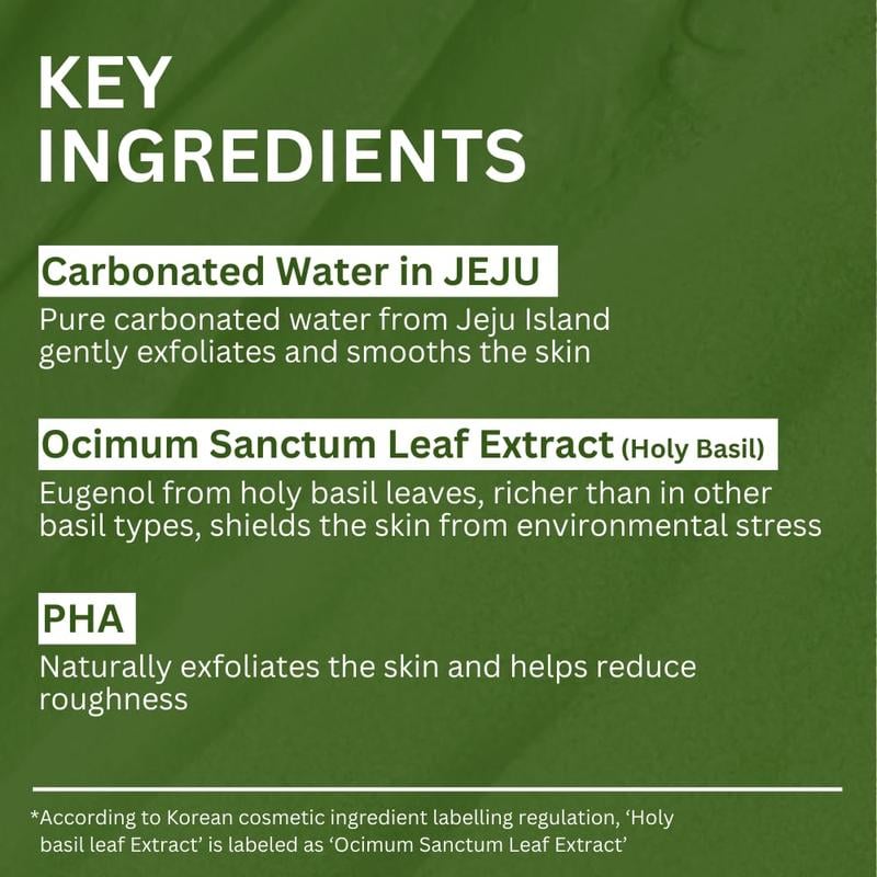 🌿 Glimsea™ Holy Basil Bubble Deep Mask