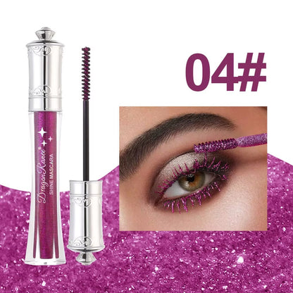 Glitrende krystalldiamantfarvet glittermascara