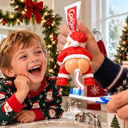 Funny Santa Butt Toothpaste Squeezer