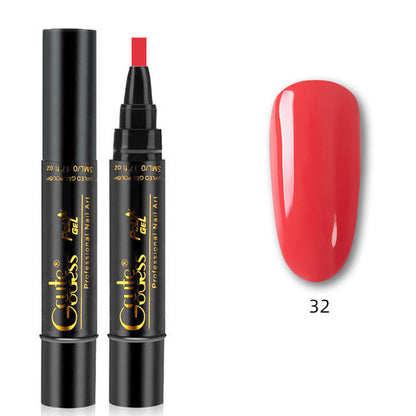 Et-trins lim Tre-i-én neglelakpen