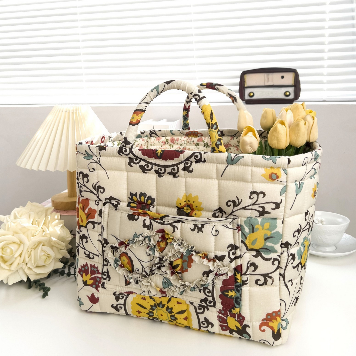 Hot Sale 45% OFF- Boho stof opbevaringskurv