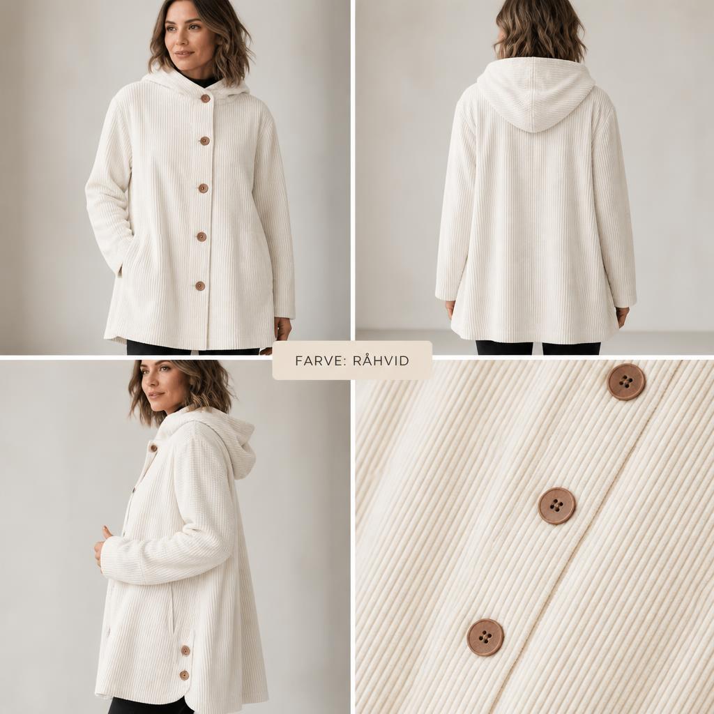 🧥 Årets Eksklusive Fløjlsjakke 2026 🍂 – Luksuriøs Corduroy Overshirt Med Hætte ✨