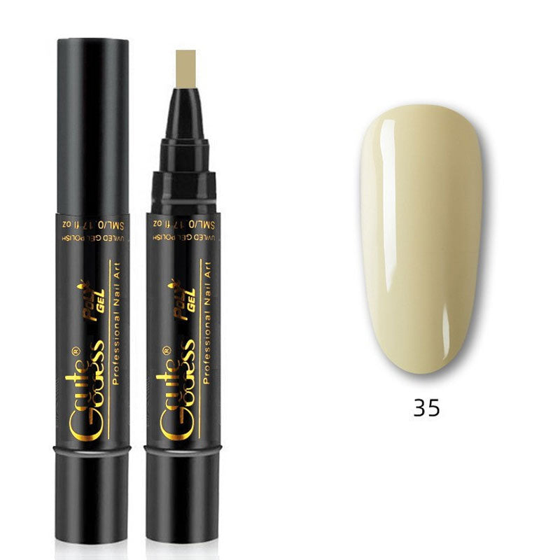 Et-trins lim Tre-i-én neglelakpen