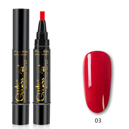 Et-trins lim Tre-i-én neglelakpen