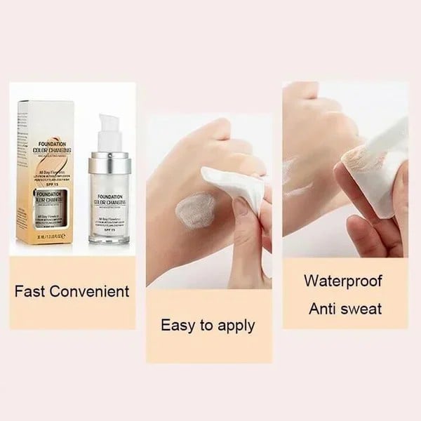 🎁Sidste dag - Køb 1 få 1 gratis🎉Colour Changing Mature Skin Foundati