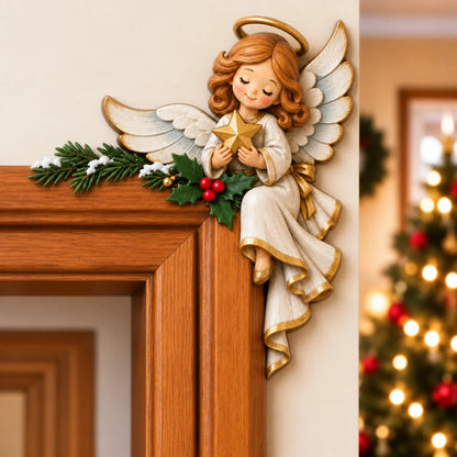 ⏰SIDSTE DAG – 50 % RABAT 🎅Julepynt til dørkarmen – »Peekaboo«-hjørnepynt