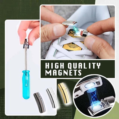 Magnetiske snørebånd uden binding