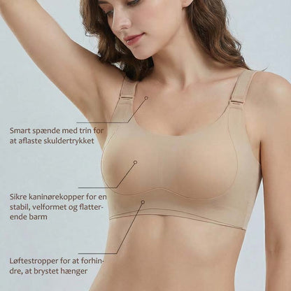 Kaninørekopper, justerbar bh med trådløs ledning
