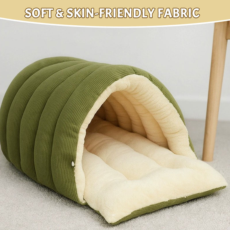 Varm sovepose til kæledyr om vinteren