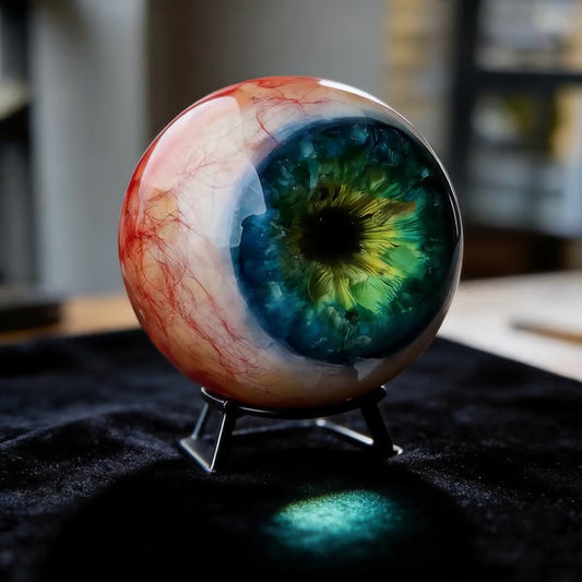 ⚡Hyperrealistisk monsterøje-dekoration 👁️