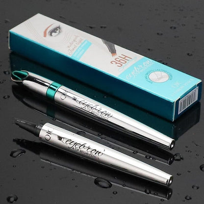 3D Vandtæt Microblading Øjenbrynspen 4 Gaffelspids Tatoveringsblyant