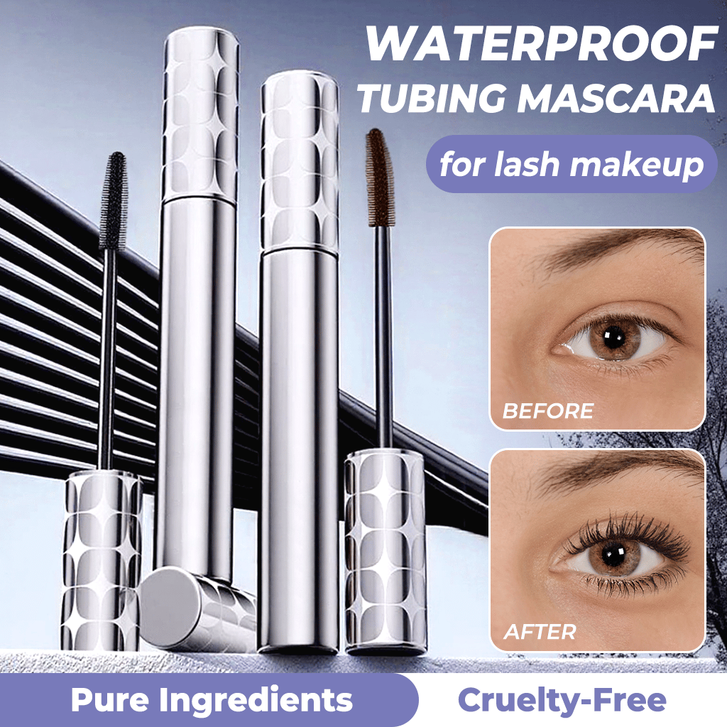 🎁Sidste dag: Køb 1, få 1 gratis💖Tubing Mascara i sort og brun – et sæt til øjenvipper