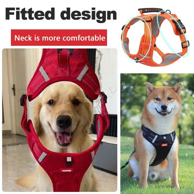 🔥 50 % BLACK FRIDAY-UDSALG! 🐕‍🦺 Hundesele med trækbeskyttelse 🐾 Ikke mere ryk i snoren!