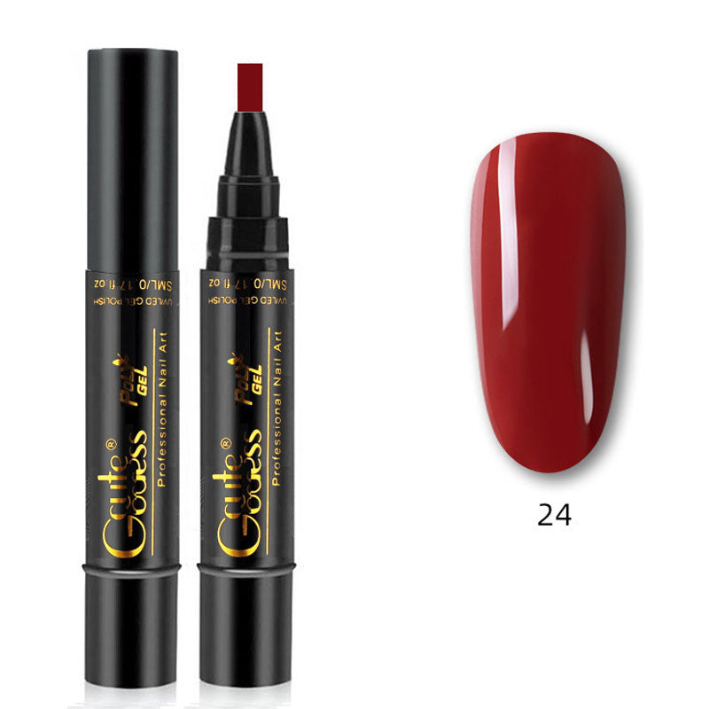 Et-trins lim Tre-i-én neglelakpen