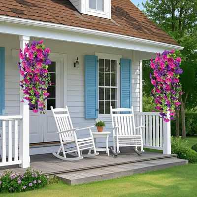 Perfekt havedekoration - 🌺 Simulation Eucalyptus Petunia Vine