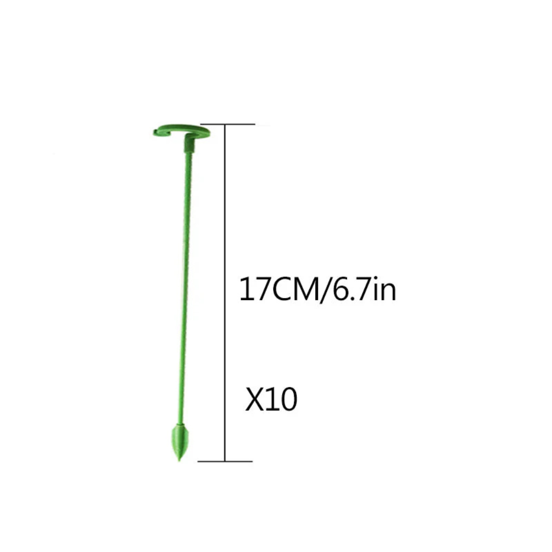 PlantGuard™ - 10 stk. Holdbare Plante Støttebeslag