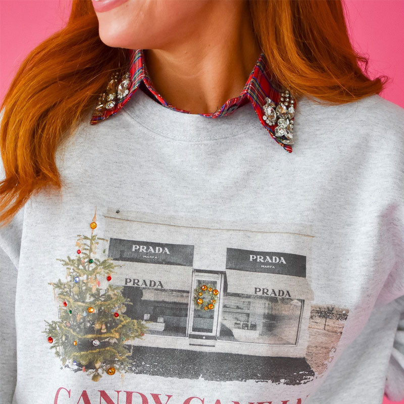 🎄 ✨Rød juleplaid med rhinsten og aftagelig krav