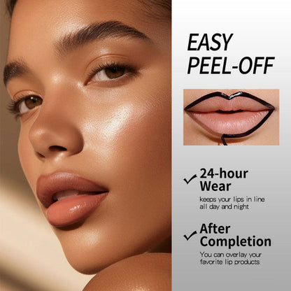 💋 Peel-Off Long-Lasting Lip Liner &Glos