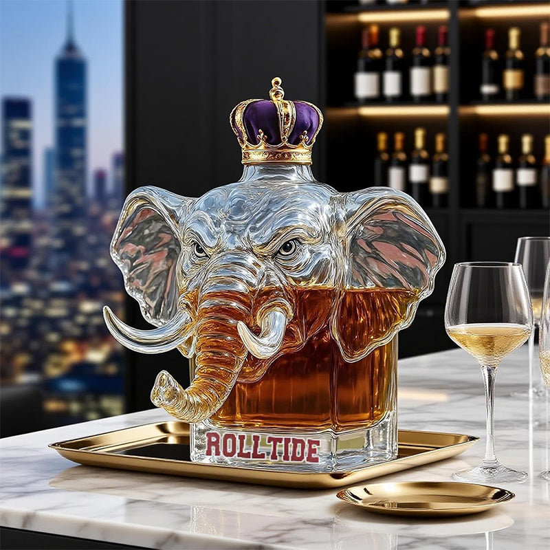 University of Alabama Crown Royal Whiskey-flaske