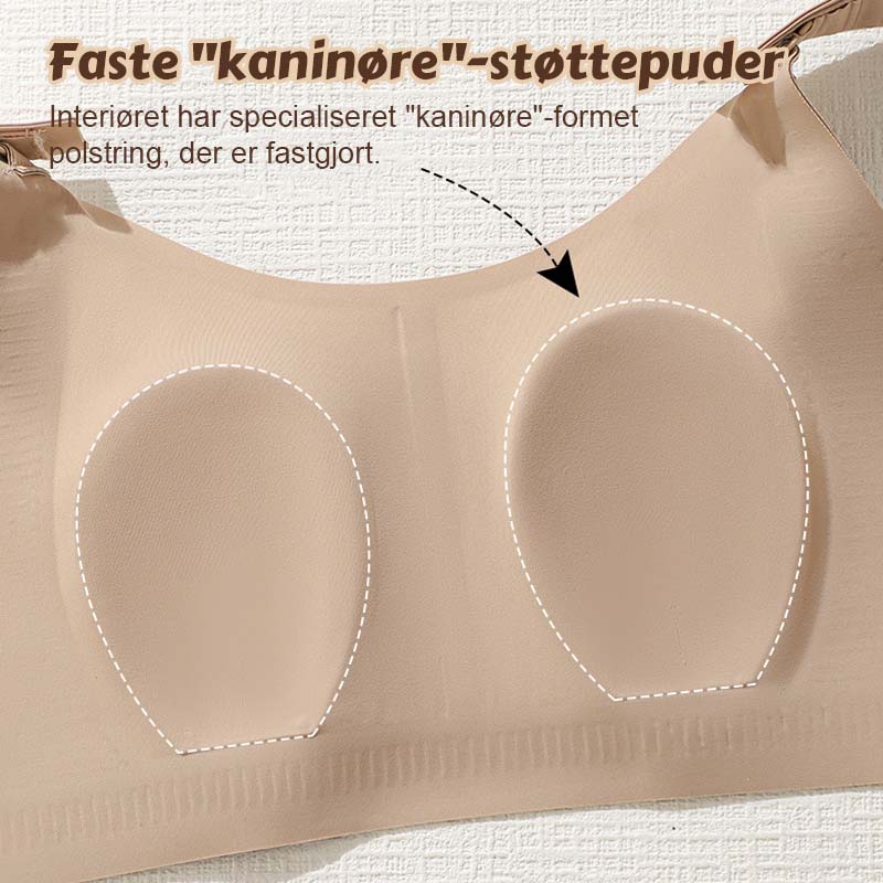 Kaninørekopper, justerbar bh med trådløs ledning